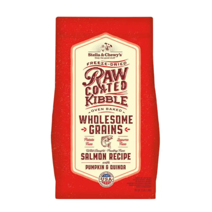Stella & Chewy's - Salmon Recipe with Pumpkin & Quinoa Raw Coated Kibble Wholesome Grains
